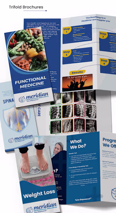 Visual Identity Design: Meridian Integrative Wellness