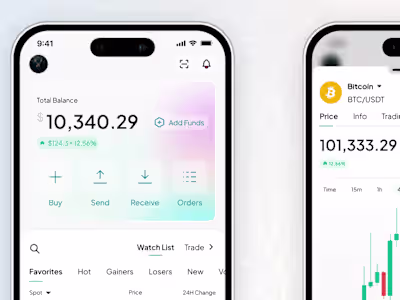 Crypto Exchange Exploration - Home Page