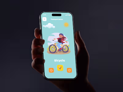 Kids Learning App UI
