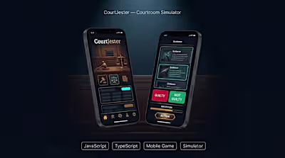CourtJester — Courtroom Simulator
A text-based