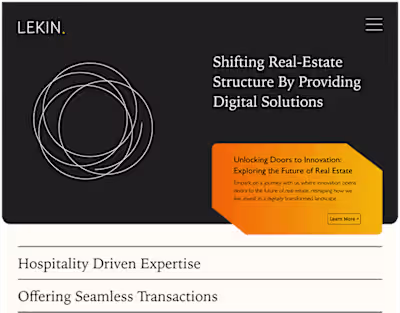 Real Estate Solutions | Web Design and Webflow Development