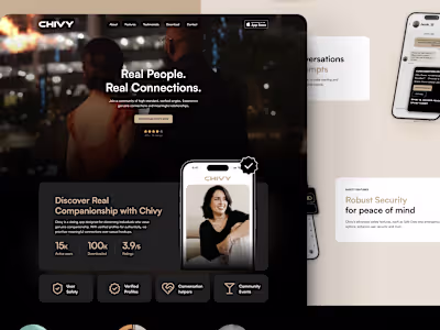 Branding, Product & Web Design, Mobile UX/UI, Framer Development