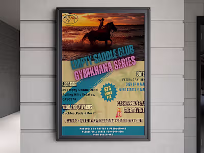 Club Gymkhana Posters Series