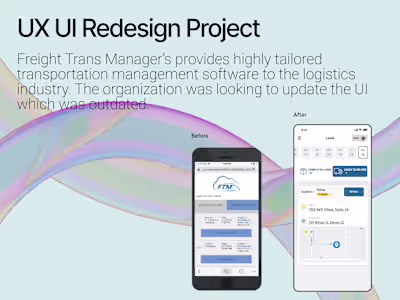 Redesign Project UI and UX