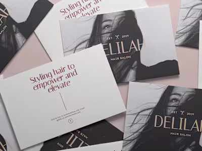Logo Design for Delilah Hair Salon