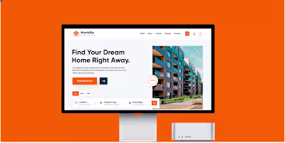 MartVilla -  Website UI Design for Realestate Business 