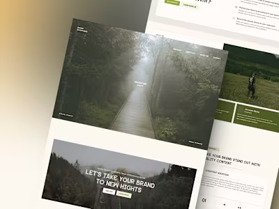 Content Creator - Brand Identity + Website Design & Development