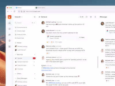 Team Communication Dashboard