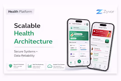 Scalable Health Platform Architecture for Data-Driven Systems