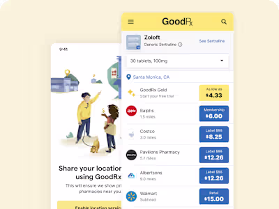 GoodRx Design System & App Design
