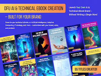AI & Technical DFU eBooks – Branded for Client Resale
