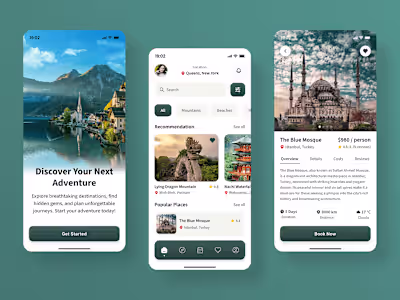 Travel App Concept :: Behance