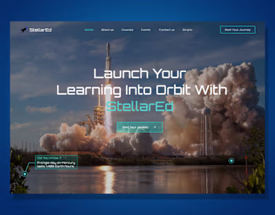 Hero section practice