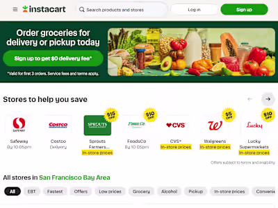 Shopify Online Grocery Shopping Platform