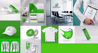 Brand Identity of la maison hills health agency on Behance