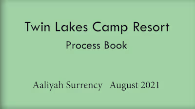Twin Lakes Camp Resort Webpage Redesign