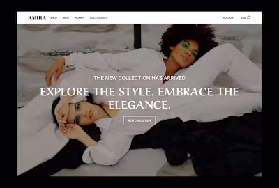E-commerce Web Design for Fashion Brand