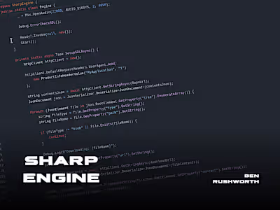 Development of Sharp Engine: A 2D Game Engine