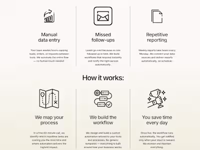 Landing page for Wild Automations