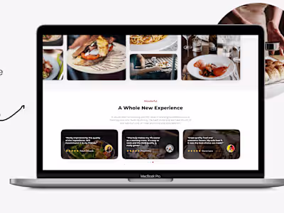 Website | Meal Kit Website UI Design