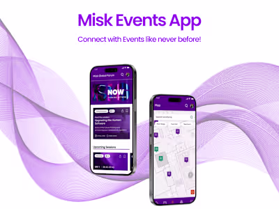 Misk Events Platform - Enterprise Events & Programs App