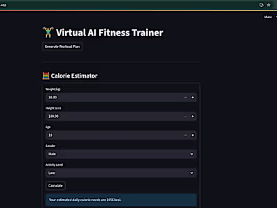 Virtual-AI-Fitness-Trainer