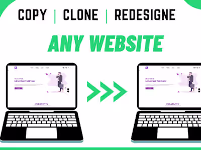 Clone Website Development Project