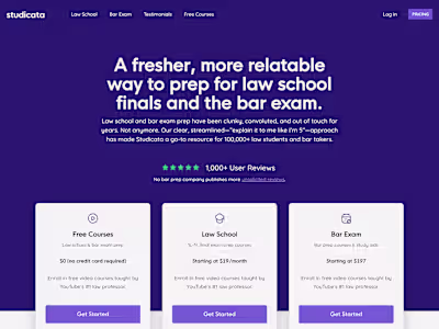 Studicata Website Development