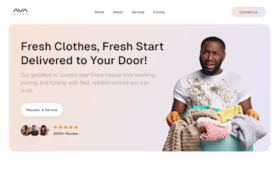 Laundry Service-Landing Page