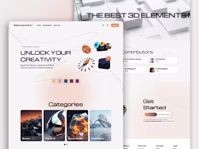 Media Creative Hub - 3D Assets Marketplace