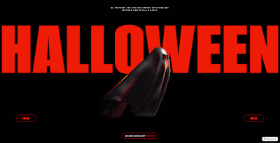 Halloween Landing Page