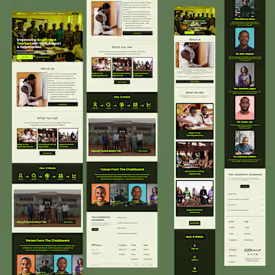 Responsive Full Landing Page Design for EduLyft,