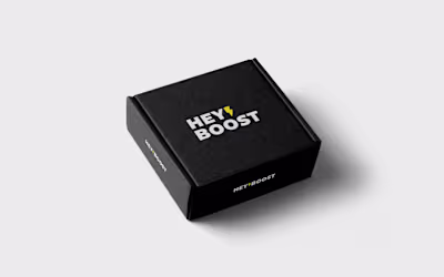 Hey Boost branding