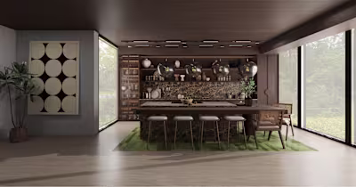 Autumn's Embrace: A Luxury Kitchen Design