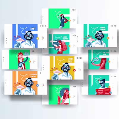 Simple illustration site