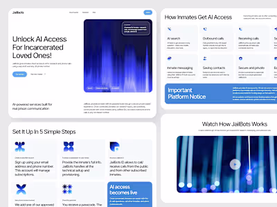 Jailbots - UI/UX Design for