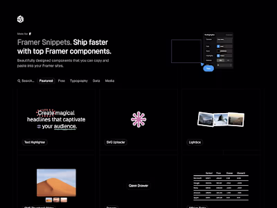 Framer Snippets