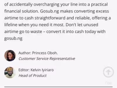 Guide to Converting Airtime to Cash with Gosub.ng