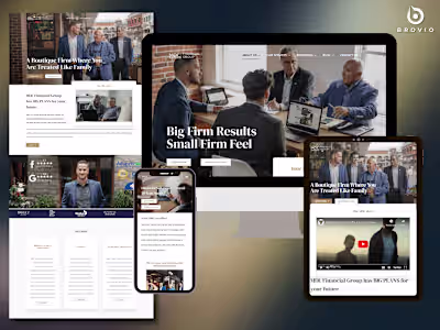 Modernized and Functional Website Redesign for MDL
