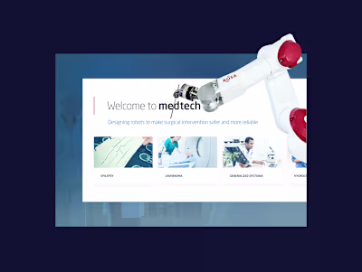 Medtech, a pioneer in medical robotics