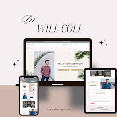 Website Redesign for Dr. Will Cole