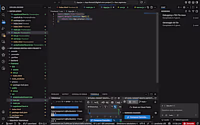 "Full-stack web application development for