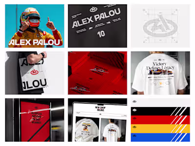 Alex-Palou©Visual Identity. Completing this year by uploadin...