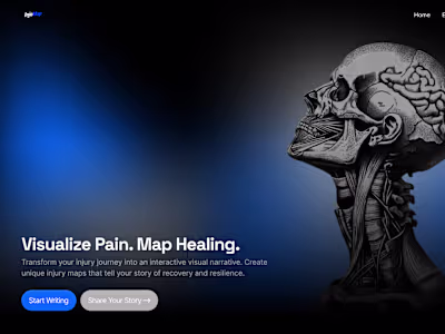 Injury AI Mapping Hero Design