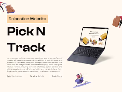 Pick N Track Landing Page
