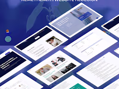 Kemet health website redesign