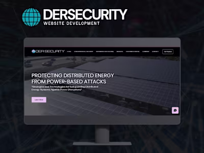 Dersec : Dersecurity website Redesign