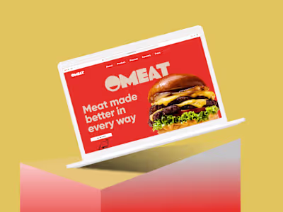 Omeat. Meat made better in every way.