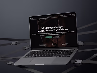 MEND Physiotherapy Website