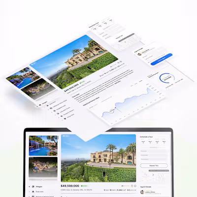 Real Estate Platform App Product Design Concept